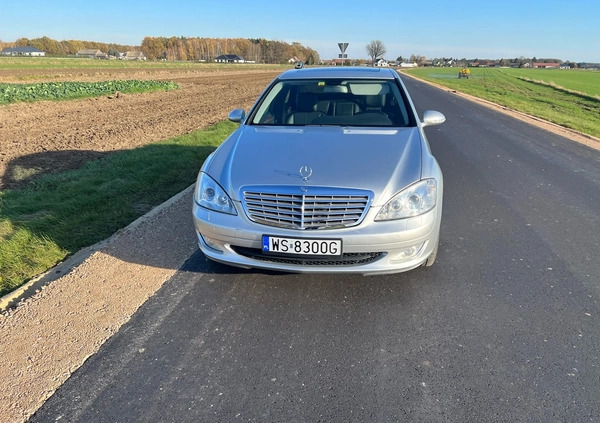 Mercedes-Benz Klasa S cena 59500 przebieg: 208000, rok produkcji 2006 z Siedlce małe 497